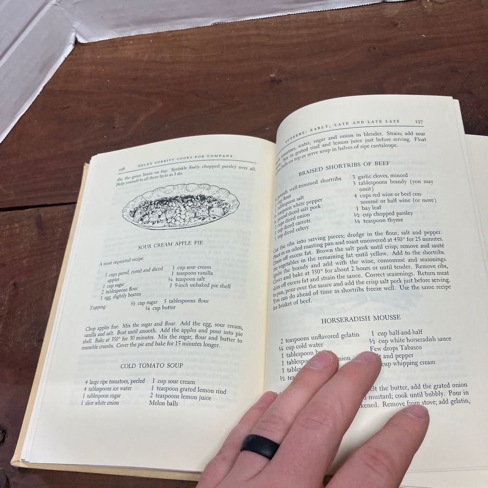 Helen Corbitt Cooks for Company 1974 First Printing Cookbook Illustrated HMCo - Picture 6 of 10